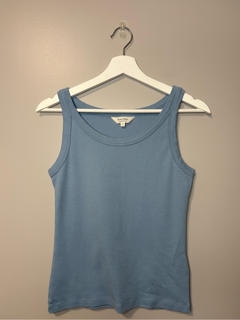 Part Two Arvida Vest Top Cotton Tank Top Blue